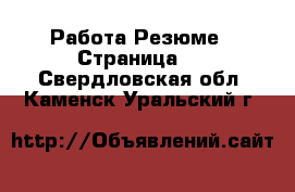 Работа Резюме - Страница 2 . Свердловская обл.,Каменск-Уральский г.